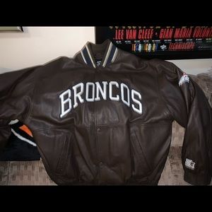 Starter new old stock Denver Broncos leather